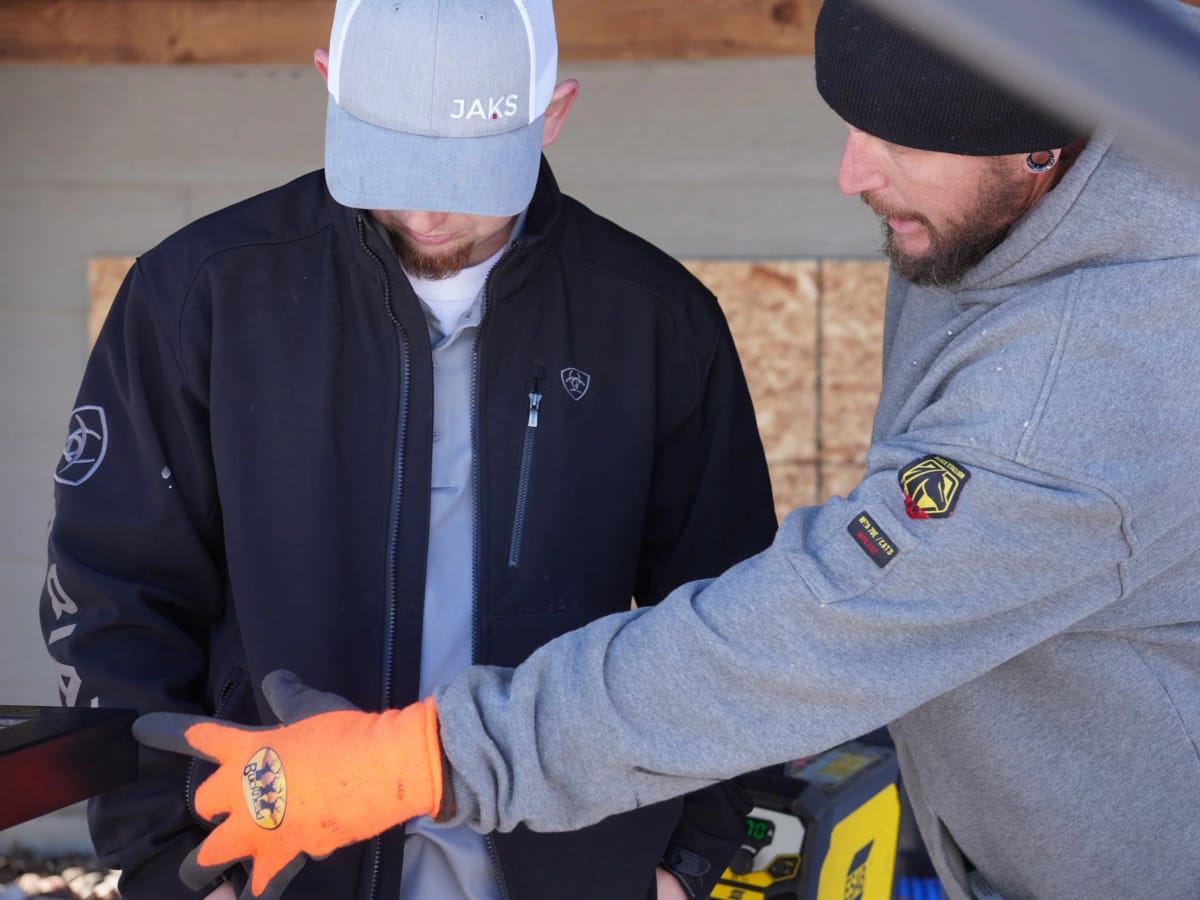 JAKS Construction team members working together on a Wichita job site